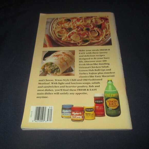Favorite Recipes Fresh & Easy with Wyler's ReaLemon Borden (Softcover, 1990) - Picture 2 of 3